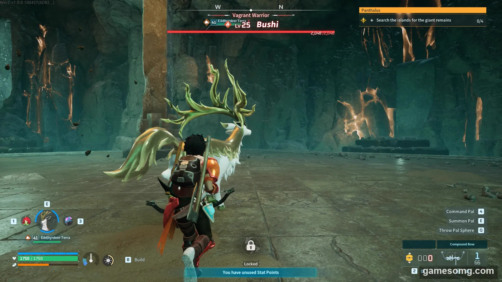 Bushi boss in Palworld, in-game