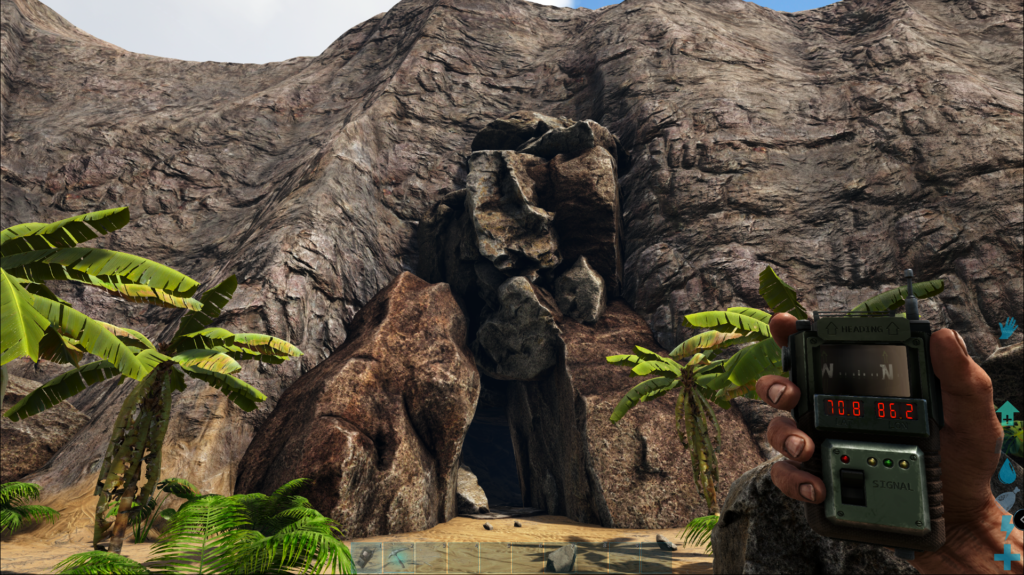 Ark Island Map Cave Locations - Lava Cave Screenshot.